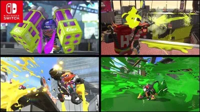 Laquelle de ces armes spéciales apparaît uniquement dans Splatoon 2 ?