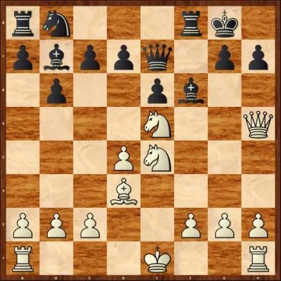 Dans cette position, qui va jouer contre Thomas, le fabuleux Dxh7 qui force le mat?