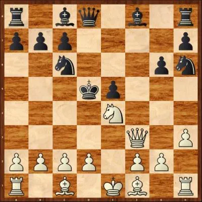 Qui joua dans cette position le coup Fc4 qui force le mat?