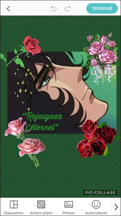 À quel fruit ressemble l'il d'Andre lorsqu'il devient aveugle ?