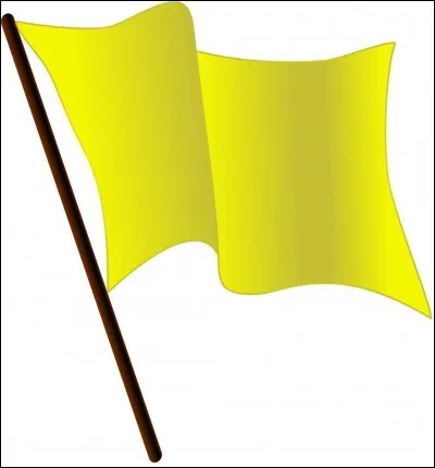 En saut en longueur, de quelle couleur est le drapeau qu'agite l'arbitre lorsque le sauteur a commis une faute ?