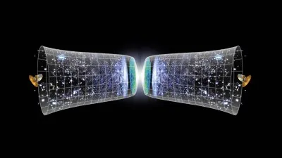 Quel destin possible de l'univers correspond à un Big Crunch suivit directement d'un Big Bang ?