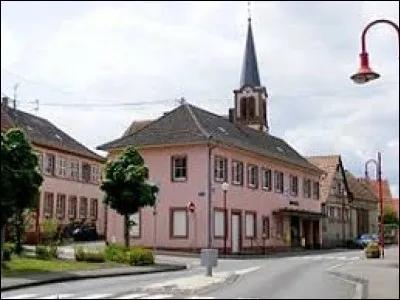 Village Bas-Rhinois, Niedermodern se situe en région ...