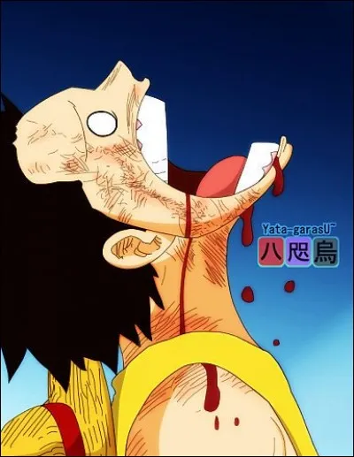 Contre quel ennemi Luffy a-t-il failli mourir le plus souvent ?