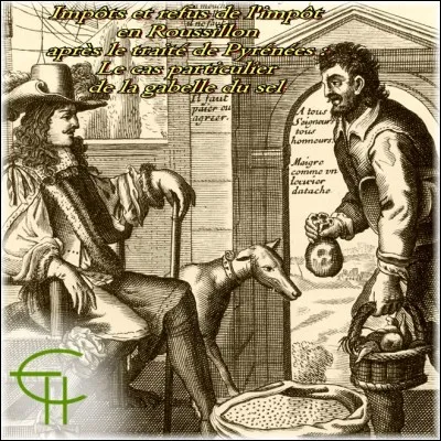 Au Moyen Âge, au temps de la gabèle, le sel des gens était taxé et on vérifié le montant de leur impôt.