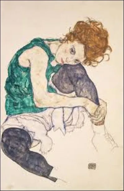 "Femme assise avec les jambes dessinées" est une peinture de :