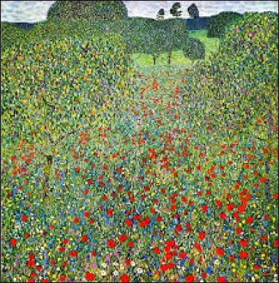 Lequel de ces hommes a peint "Champ de coquelicots" ?