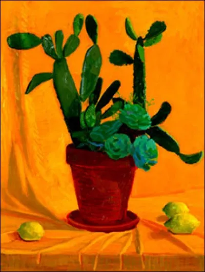 Qui a peint "Cactus et citrons" ?