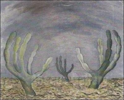 Qui a représenté ces "cactus en plaine" ?