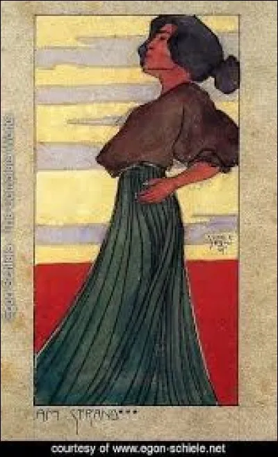 Qui a peint "Sur la plage, au clair de lune" ?