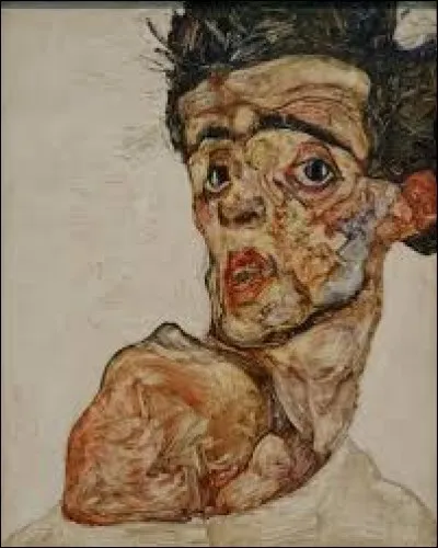 Retrouvez le peintre du tableau "Autoportrait avec épaules nues surélevées" ?