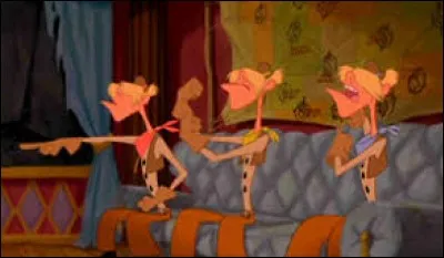 Quel est le nom de famille des trois frères, neveux d'Alameda Slim, méchant de ''La ferme se rebelle'' ?