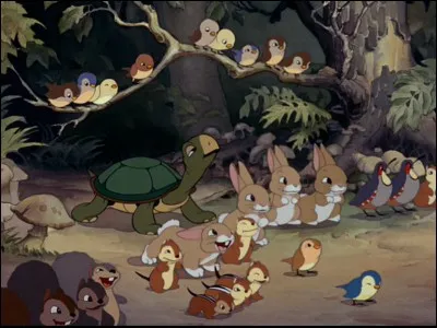 De quel film Disney provient cette image où on peut apercevoir une tortue ?
