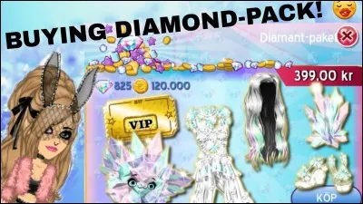 Combien gagne-t-on de Star Coins et de Diamonds quand on achète un Pack Vip 1 an ?