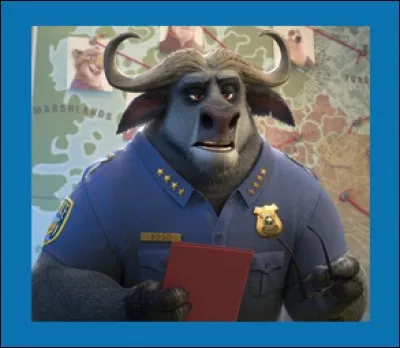 Dans quel Disney peut-on croiser le chef Bogo, vêtu d'un uniforme bleu ?