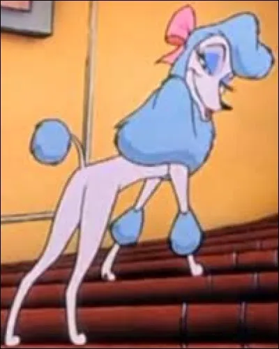 Comment se nomme cette chienne, reine de concours de beauté que l'on peut croiser dans "Oliver et compagnie" ?