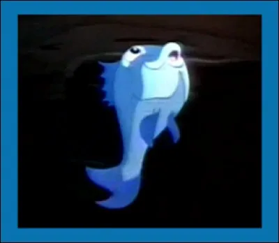Par quel nom propre au thème de la famille est appelé ce petit poisson bleu présent dans "Mélodie du sud" ?