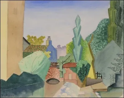 Qui a peint "Le moulin sur la rivière" ?