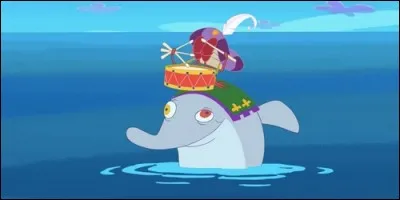 Dans quel dessin animé voit-on ce dauphin complétement dingue ?