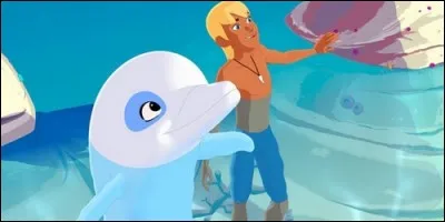 "Oum le dauphin blanc" a été l'égérie pour la marque de chocolat :