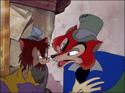 Comment s'appelle le chat, acolyte de Grand Coquin, dans ''Pinocchio'' ?