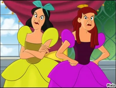 Quelle affirmation est fausse concernant les sœurs Javotte et Anastasie, tortionnaires de la pauvre Cendrillon ?