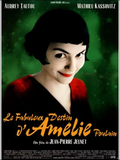 Mathieu Kassovitz joue dans le film "Le Fabuleux Destin d'Amélie Poulain".