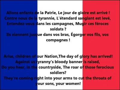 La Marseillaise fut écrite par Ambroise Paré.