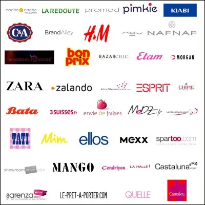 Quelle est ta marque de magasin préférée ?