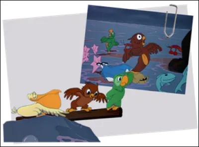 Dans "Alice au pays des merveilles" qui est le chef des animaux marins ?