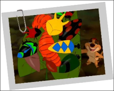 Complétez cette réplique de Simba après avoir avalé un plat de larves "Un peu gluant mais ....."