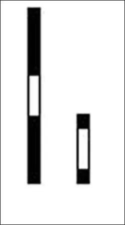 Comment sont les barres blanches ?