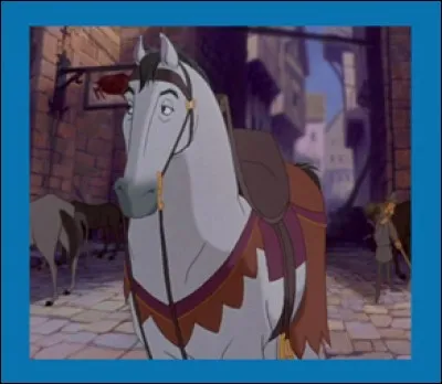 Quel prénom de héros grec porte le cheval de Phoebus dans "Le bossu de notre Dame" ?