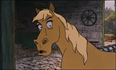 Quelle est la couleur du chapeau de Frou-Frou, la jument de la famille des "Aristochats" ?