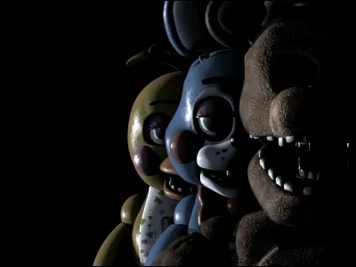 Dans "Five Nights at Freddy's 2", quels sont les 3 animatronics qui sont côte à côte ?
