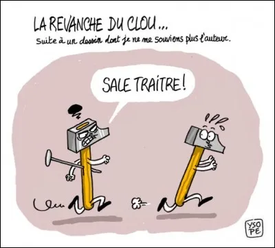 Pour un mal je suis pos&eacute; sur un doigt, mais au mal, souvent, je pr&eacute;f&egrave;re le m&acirc;le. Je suis...