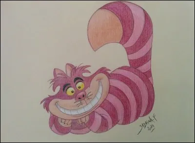 Que dit-elle du chat du Cheshire ?