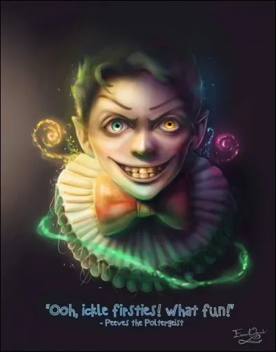 De qui Peeves a-t-il peur ?
