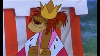 Que s'est fait voler le roi Leonidas, souverain de l'île de Naboombu dans « L'Apprentie sorcière » ?