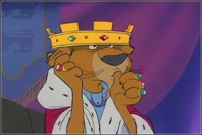 Qu'est-ce qui fait pleurer à tous les coups le prince Jean, souverain illégitime de « Robin des Bois » ?