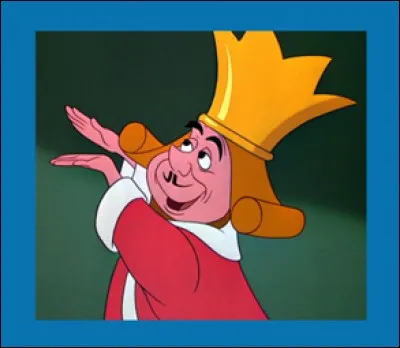 Qui oublie tout le temps d'annoncer la présence du Roi de Cur, le mari de la reine dans « Alice au pays des merveilles » ?