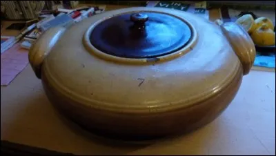 À quelle préparation culinaire cette céramique est-elle destinée ?