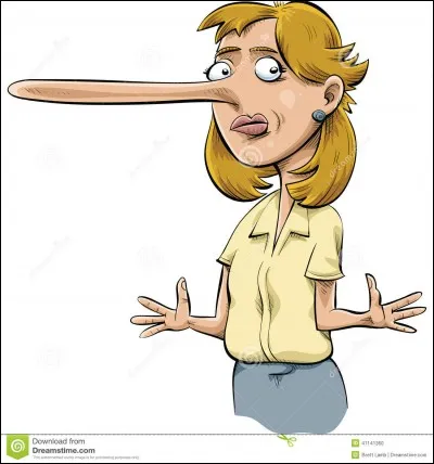 À qui doit-on "Hou ! La Menteuse" ?