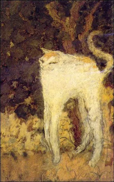 Membre du groupe des nabis, influencé par l'estampe japonaise, il devint le coloriste post-expressionniste le plus lyrique. Il a peint ce chat. Qui est-ce ?