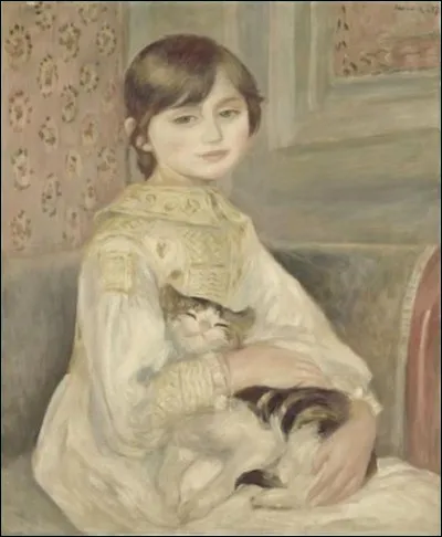 Le modèle d'Auguste Renoir pour ce tableau, ''L'Enfant au Chat'', est...