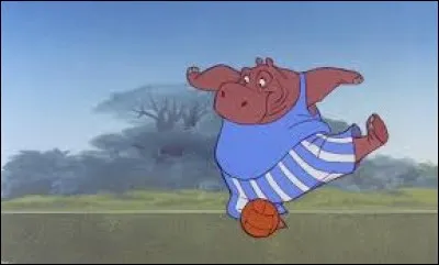 Dans quel Disney peut-on voir cet hippopotame joueur de football ?