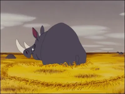 Dans quel Disney peut-on voir ce rhinocéros ?