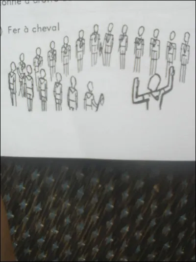 Cette disposition, appelée "FER À CHEVAL", est appropriée pour :