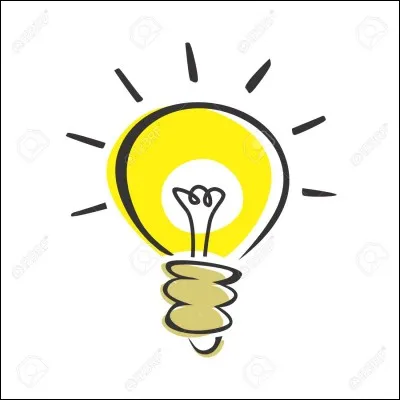 Lorsque la lampe brille :