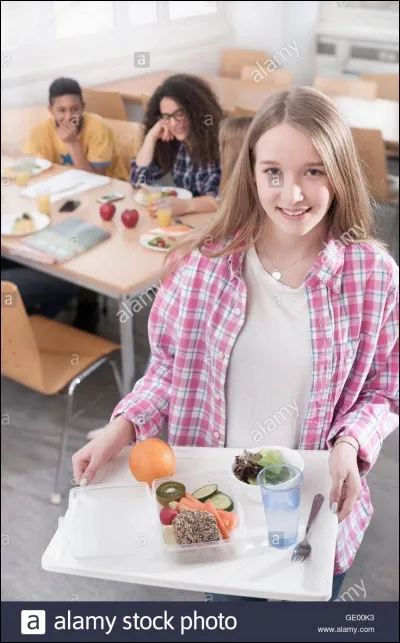 Yesterday, I (eat) at the canteen.